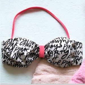 PINK Victoria's Secret Halter Bikini Bandini Top Size M